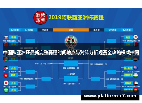 中国队亚洲杯最新完整赛程时间地点与对阵分析观赛全攻略权威指南