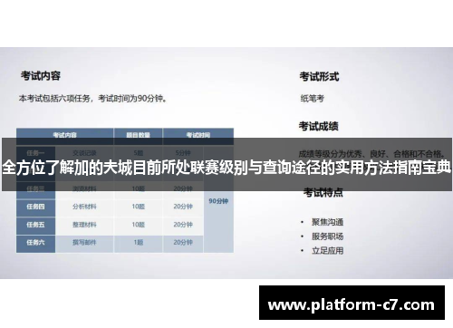 全方位了解加的夫城目前所处联赛级别与查询途径的实用方法指南宝典 全方位了解加的夫城目前所处联赛级别与查询途径的实用方法指南宝典