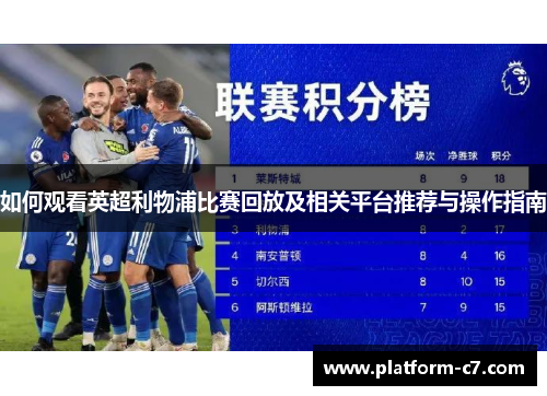 如何观看英超利物浦比赛回放及相关平台推荐与操作指南